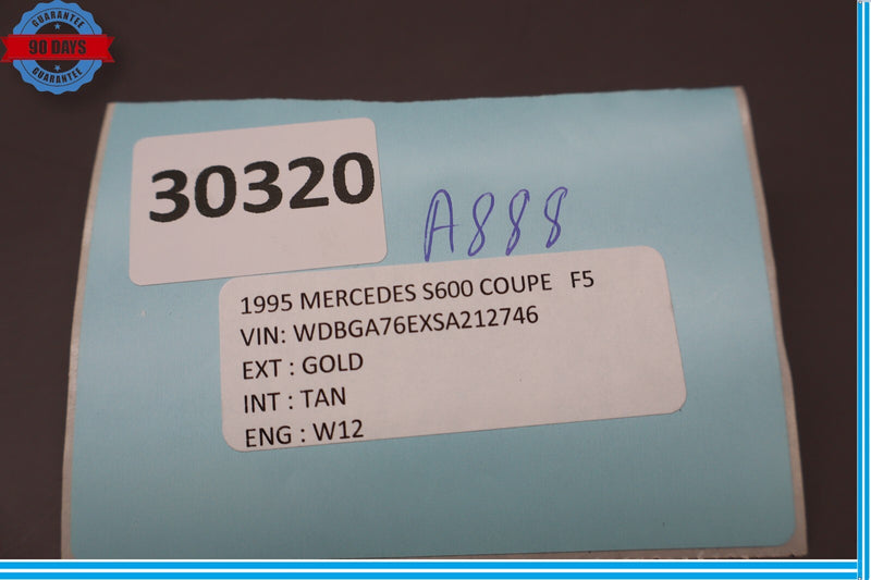Load image into Gallery viewer, 92-99 Mercedes W140 S600 Coupe Belt Feeder Switch Button 1408206410 Oem
