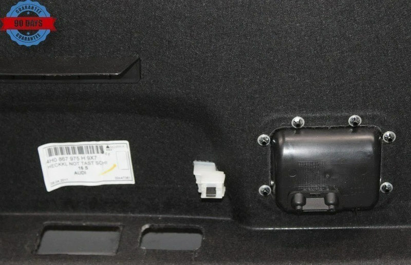 Load image into Gallery viewer, 11-14 Audi A8 Quattro Rear Trunk Deck Liner Lid Carpet Cover Panel Trim Oem
