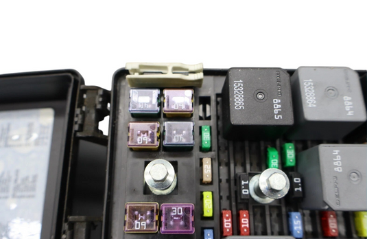 04-05 Cadillac XLR Convertible Under Hood Relay Fuse Box Assembly 10339549 Oem