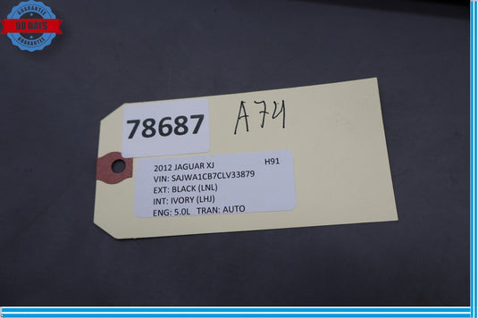 10-19 Jaguar X351 XJ XJL Rear Trunk Carpet Cover Access Trim Panel Oem
