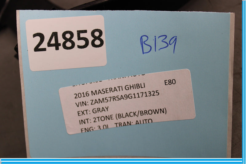 Load image into Gallery viewer, 14-17 Maserati Ghibli Steering Column Front Cover Trim Panel Oem
