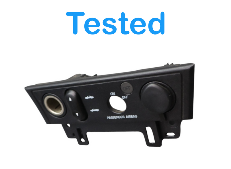 Load image into Gallery viewer, 02-05 Ford Thunderbird Convertible Top Switch Aux Power Outlet 1W6X7604608A Oem
