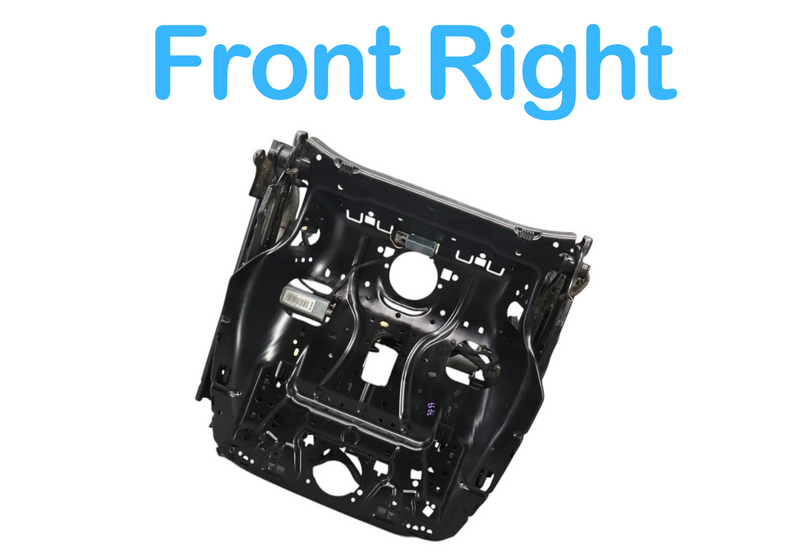 Load image into Gallery viewer, 11-17 Volkswagen VW Touareg Front Right Side Lower Seat Rail Frame W/ Motor Oem
