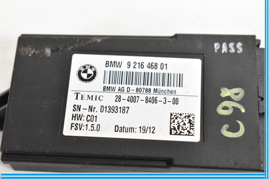 11-16 BMW 528i 535i 550i F10 Seat Control Module Unit Temic 9216468 Oem