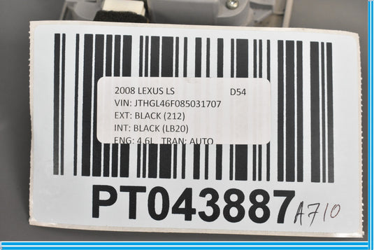 07-17 Lexus LS460 Rear Roof Overhead Console Dome Light Reading Lamp Oem