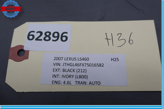 07-12 Lexus XF40 LS460 Rear Center Headrest Head Rest 71960-50220 LA00 Oem