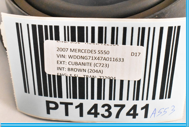 Load image into Gallery viewer, 07-13 Mercedes S550 S600 W221 Rear Right Door Audio Speaker 2218203702 Oem
