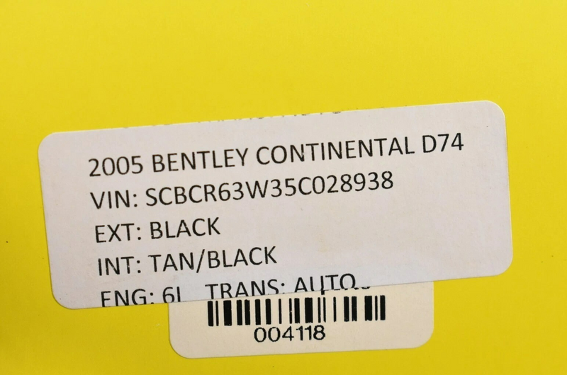 Load image into Gallery viewer, 03-10 Bentley Continental Rear Left Side Interior Door Panel W/Speaker Oem
