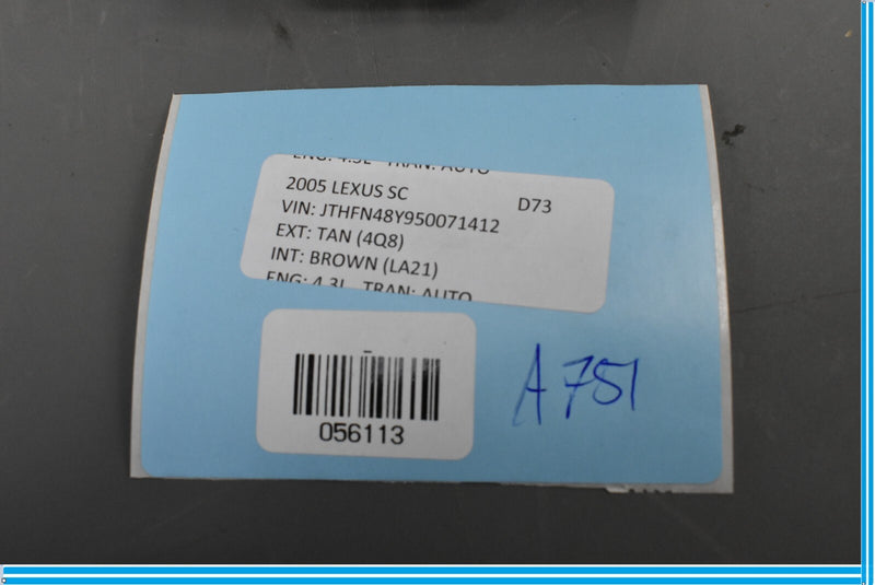 Load image into Gallery viewer, 02-10 Lexus SC430 Centre Console Front Seat HVAC AC Heater Control Switch Oem
