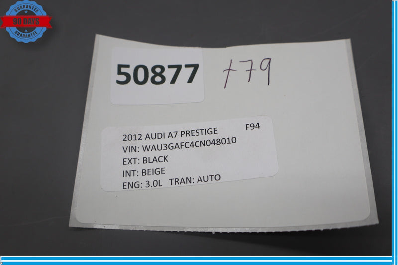 Load image into Gallery viewer, 12-18 Audi A7 Quattro Front Left Driver Seat Switch Outer Cover Trim Oem
