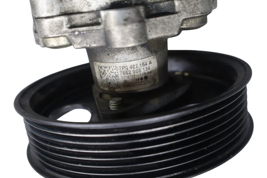 11-18 Porsche Cayenne 958 Engine Power Steering Pump W/ Pulley 7P0422154A Oem