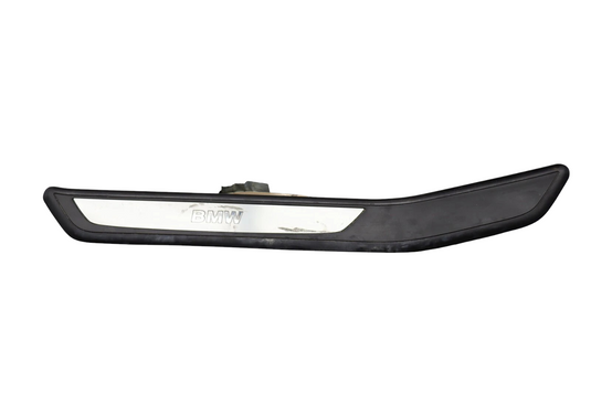 09-15 BMW 740i 750Li Rear Left Driver Side Door Sill Scuff Plate Trim Black Oem