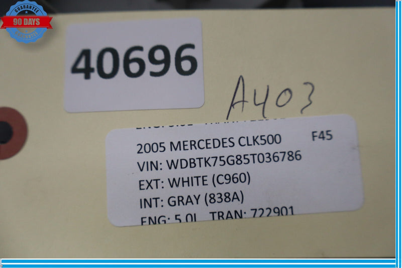 Load image into Gallery viewer, 03-09 Mercedes CLK500 W209 Front Left Side Seat Control Switch Trim Cover Oem
