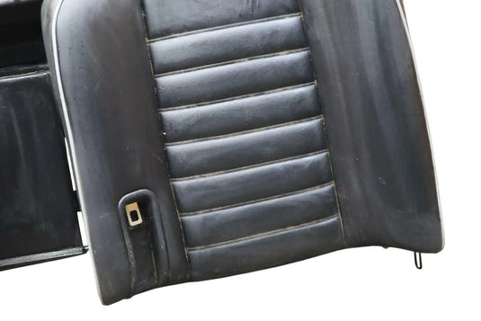 91 Bentley Turbo R Rear Left & Right Black Leather Seat Cushion Assembly Oem