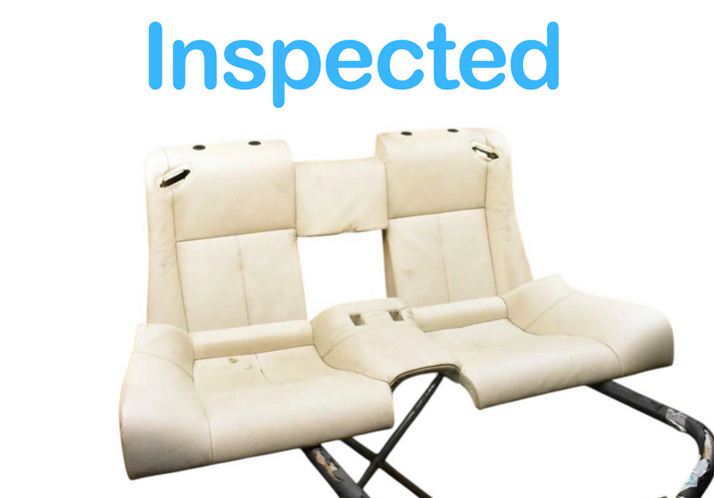 Load image into Gallery viewer, 04-10 BMW 650i E63 Rear Seat Top Upper Seat Cushion Backrest Tan 52207039807 Oem
