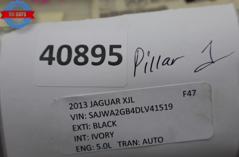 Load image into Gallery viewer, 10-19 Jaguar XJ XJL Front Left Side A Pillar Trim Cover Panel AW93F03513BE Oem
