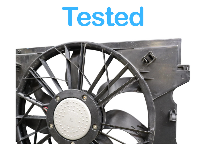 Load image into Gallery viewer, 03-11 Mercedes CLS550 E350 Engine Motor Cooling Radiator Fan Motor W/Shroud Oem
