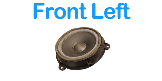 07-15 Jaguar XK X150 Front Left Mid Range Bass Audio Sound Speaker Apline Oem