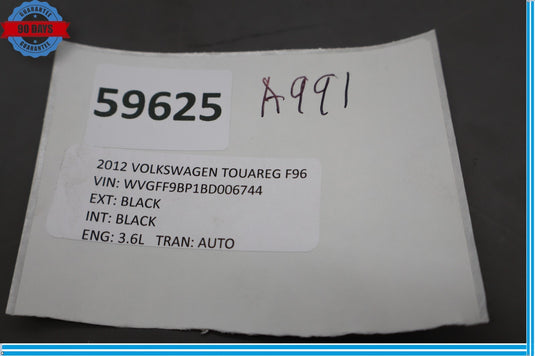 11-17 Volkswagen VW Touareg Rear Gas Fuel Filler Cap Door Cover Oem