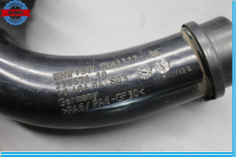 Load image into Gallery viewer, 11-16 BMW 535i GT xDrive Lower Intercooler Air Hose Pipe Tube Black Oem
