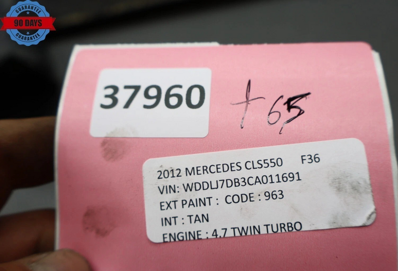 Load image into Gallery viewer, 12-18 Mercedes CLS550 Lower Radiator Air Duct Segment Baffle 2185000900 Oem
