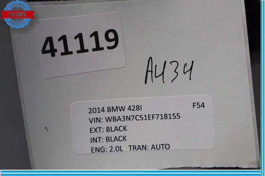 12-18 BMW 428i 328i F30 Left Side Headlight Fog Light Lamp Dimmer Switch Oem