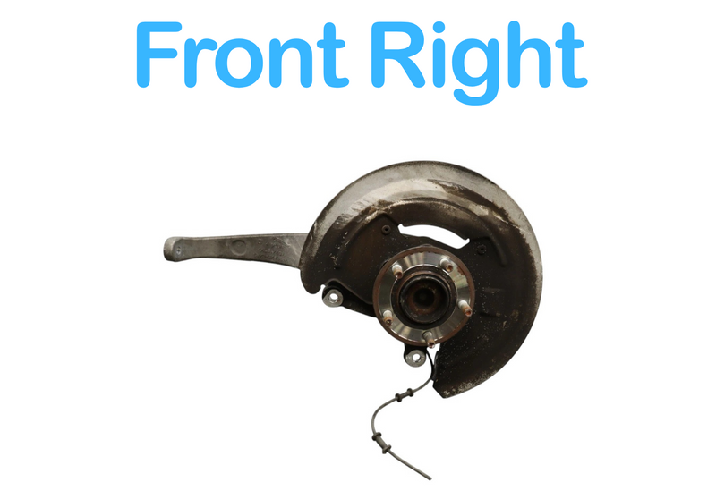 Load image into Gallery viewer, 07-09 Jaguar XK XKR Front Right Side Spindle Knuckle Hub Carrier W/ Shield Oem

