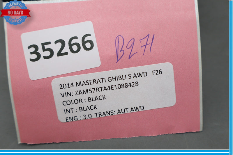 Load image into Gallery viewer, 14-20 Maserati Ghibli S Front Left Door Mirror Corner Trim Panel Oem
