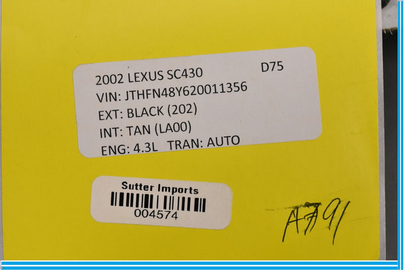 Load image into Gallery viewer, 02-10 Lexus SC430 Rear Right Passenger Side Trunk Inner Storage Compartment Oem
