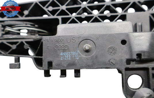 11-18 Audi A6 A7 Quattro Rear Right Side Exterior Door Handle 4H0837886 Oem