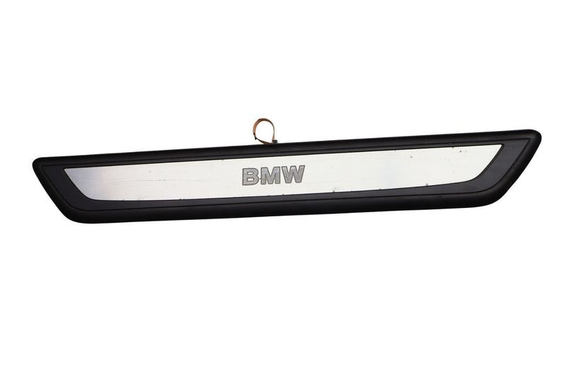 Load image into Gallery viewer, 09-15 BMW 740i 750Li xDrive Front Left Side Door Sill Scuff Plate Cover Trim Oem
