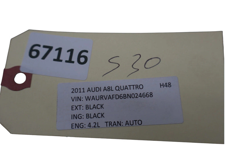 Load image into Gallery viewer, 11-18 Audi A8 A8L Quattro Rear Left Driver Side Interior Door Panel Trim Oem
