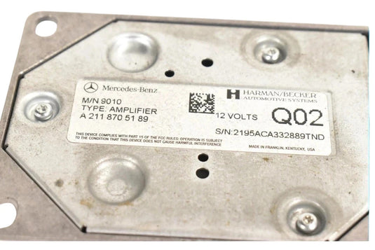 08-18 Mercedes W211 E63 AMG CLS550 Subwoofer Amp Amplifier Harman Becker OEM