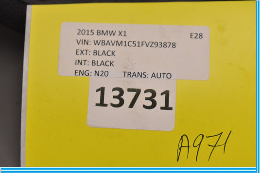 12-15 BMW E84 X1 Dash Instrument Cluster Trim Oem