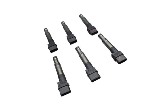 11-14 Porsche Cayenne 958 3.6L Front Engine Ignition Coil Coils Set of 6 Oem
