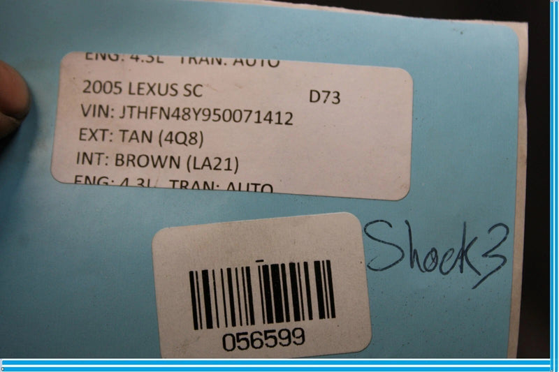 Load image into Gallery viewer, 02-05 Lexus SC430 Front Right Passenger Side Shock Strut Absorber 4851024300 OEM
