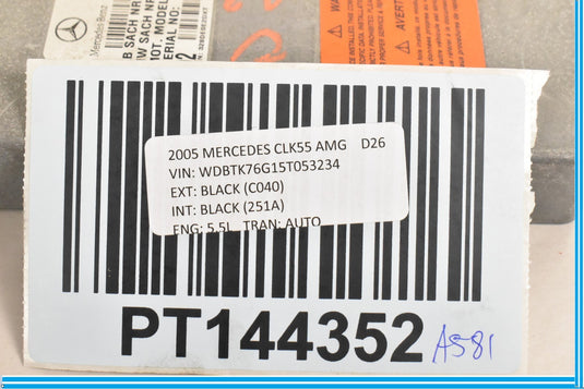 05-07 Mercedes W209 CLK55 AMG Multifunction Control Module Unit A2218700826 Oem
