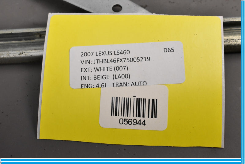 Load image into Gallery viewer, 07-16 Lexus LS460 Front Right Passenger Side Seat Door Window Regulator Oem
