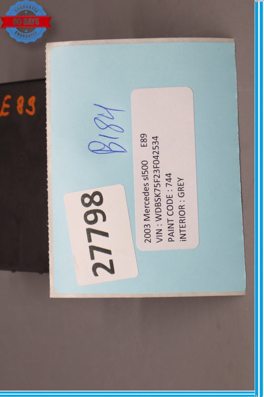03-06 Mercedes R230 SL500 SL600 Diagnosis System Module 0265452732 Oem
