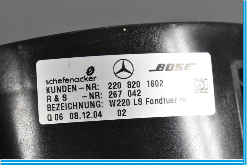 Load image into Gallery viewer, 03-06 Mercedes CL500 S55 AMG W220 Rear Right Audio Sound Speaker 2208201602 Oem
