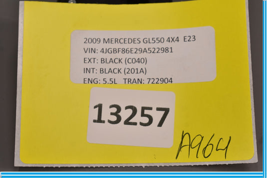 04-23 Mercedes X166 GL450 GL550 Rear Trunk Lid Tailgate Control Switch Oem