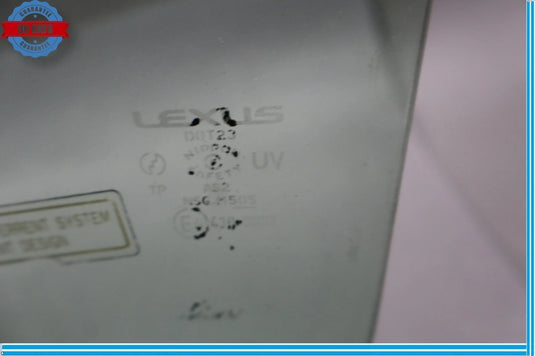 02-10 Lexus SC430 Front Left Driver Side Door Window Glass Panel 6810224230 OEM