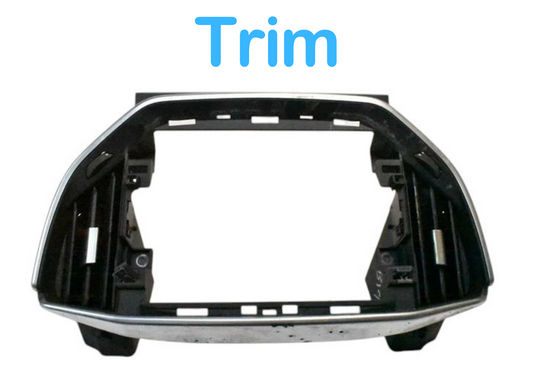 14-17 Maserati Ghibli Center Display Screen Surround A/C Air Vent Trim OEM