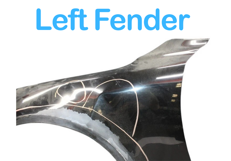 Load image into Gallery viewer, 02-10 Lexus SC430 Front Left Driver Side Fender Panel Cover Black 5380224903 Oem

