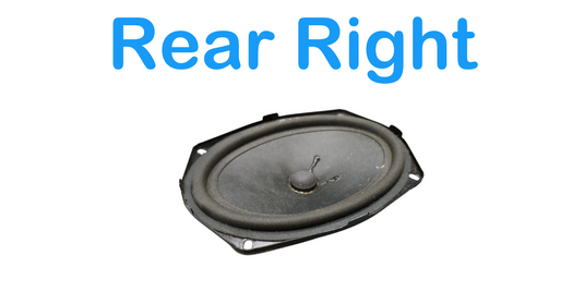 03-12 Bentley Continental Flying Spur Rear Right Side Door Sound Speaker Oem