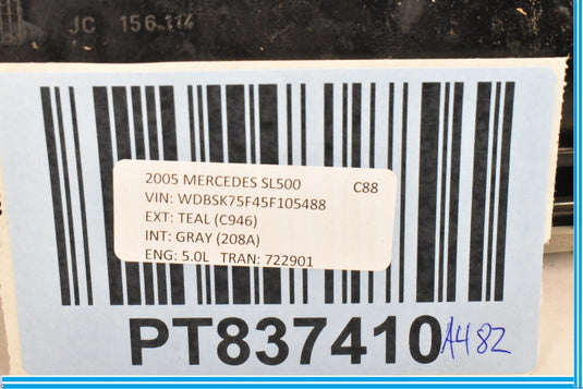03-08 Mercedes SL500 SL600 R230 Front Right Under Seat Glove Storage Tray Oem