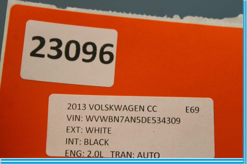 Load image into Gallery viewer, 13-17 Volkswagen CC Rear Lower Bumper Reinforcement Bar Beam Oem
