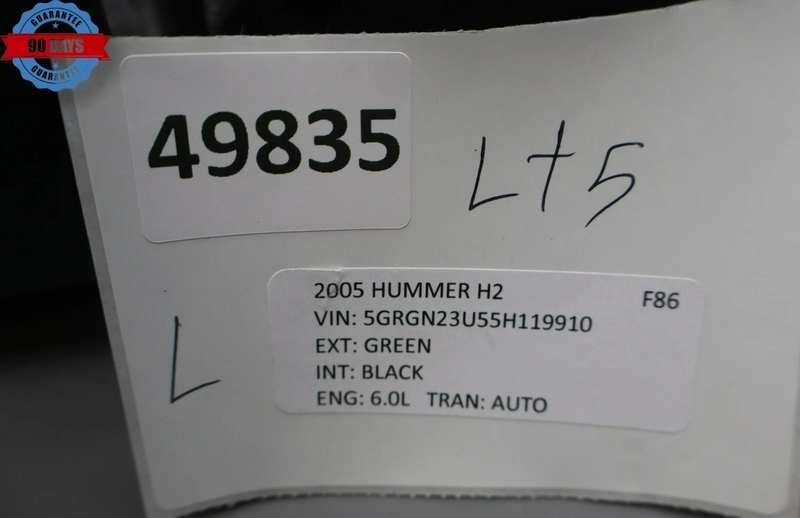 Load image into Gallery viewer, 05-07 Hummer H2 Rear Left Driver Side Tail Light Stop Brake Lamp 21998861 Oem
