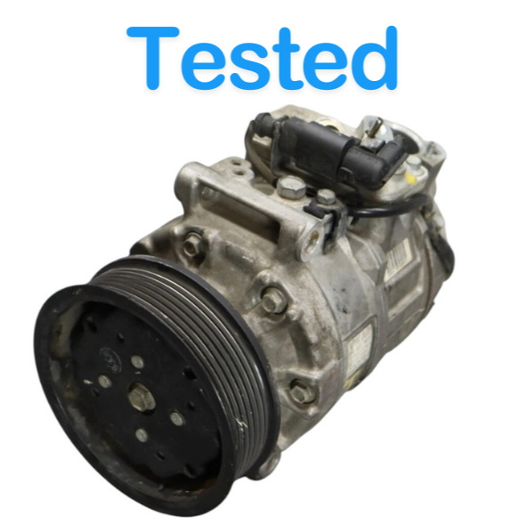 Load image into Gallery viewer, 11-15 Volkswagen VW Touareg AC A/C Air Conditioning Compressor &amp; Clutch Oem
