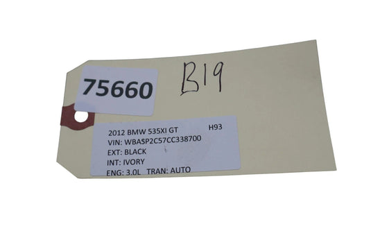10-19 BMW 750Li 740i 750Li xDrive Central Gateway Control Module 61359243210 OEM
